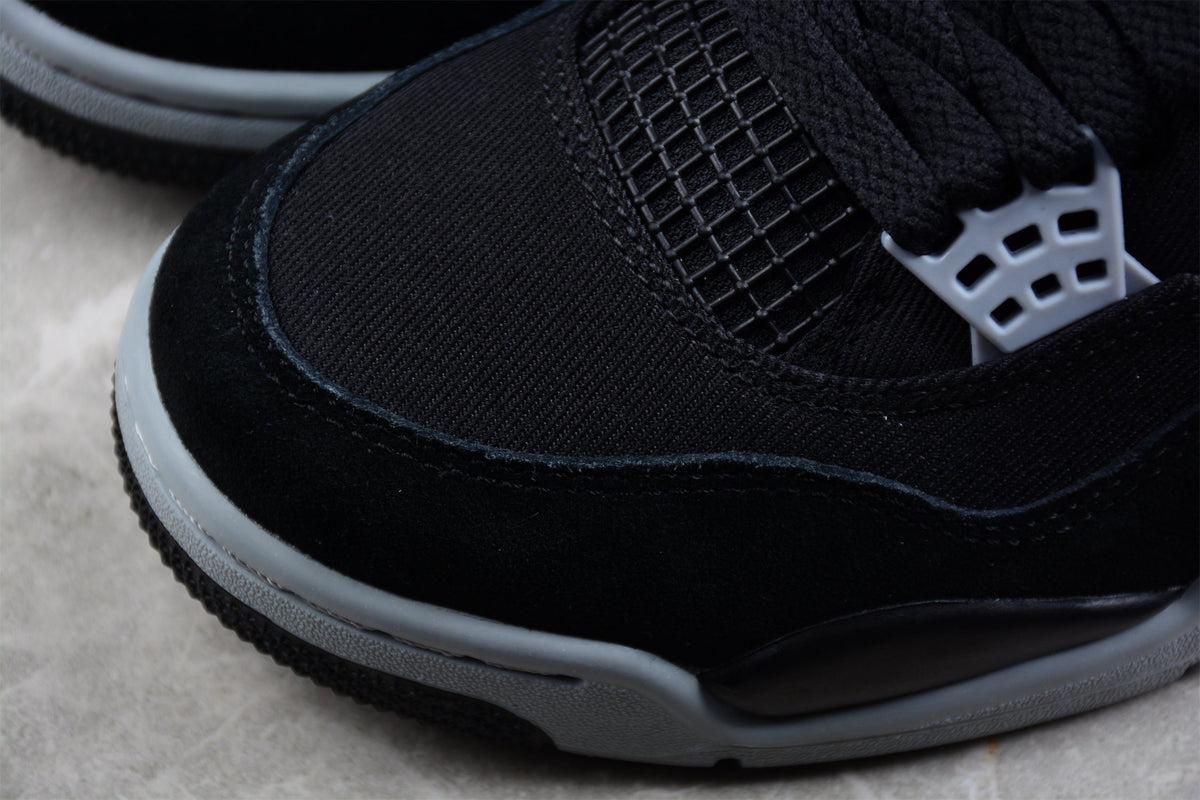 AJ 4 Retro "Black Canvas"