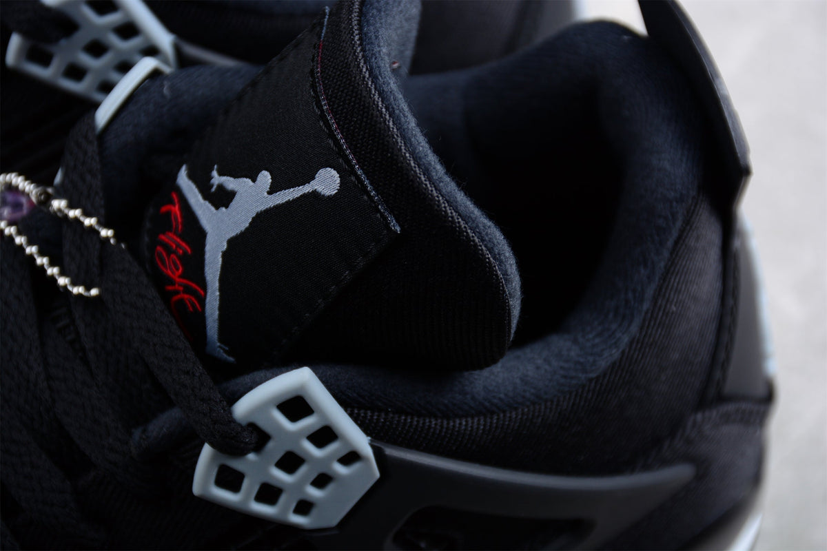AJ 4 Retro "Black Canvas"
