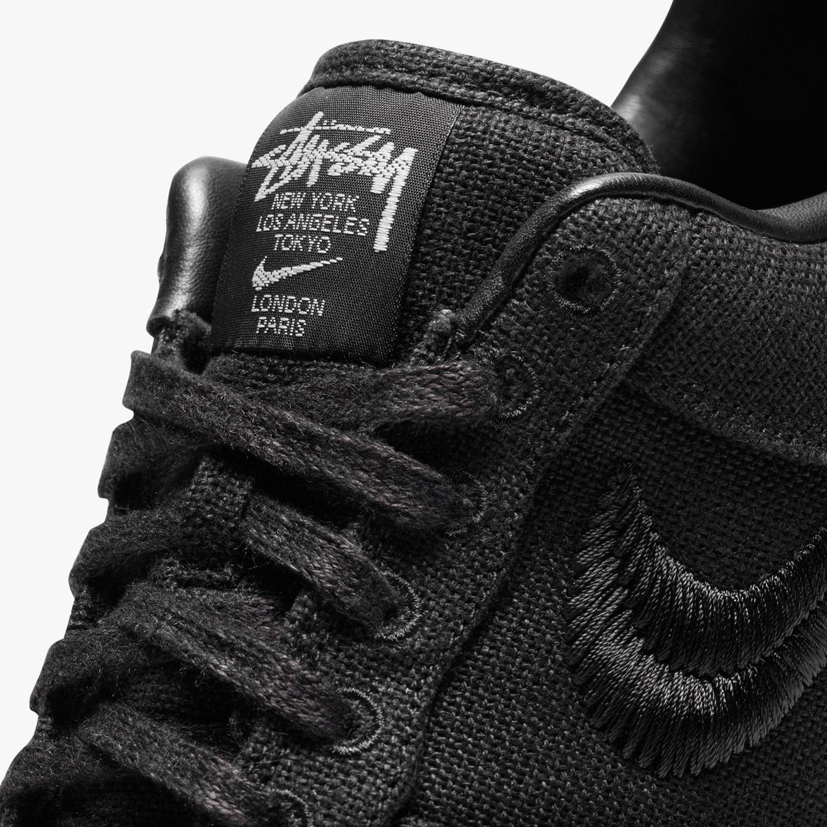 Nike x Stussy Air Force 1 Low Triple Black